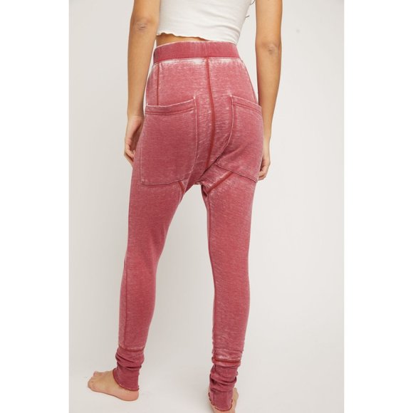 NWT Free People Cozy All Day Harem Legging / Pink - Picture 4 of 7